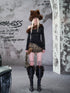 NORTH_NODE_Ruched_Fur_Collar_Asymmetrical_Shoulder_Women&