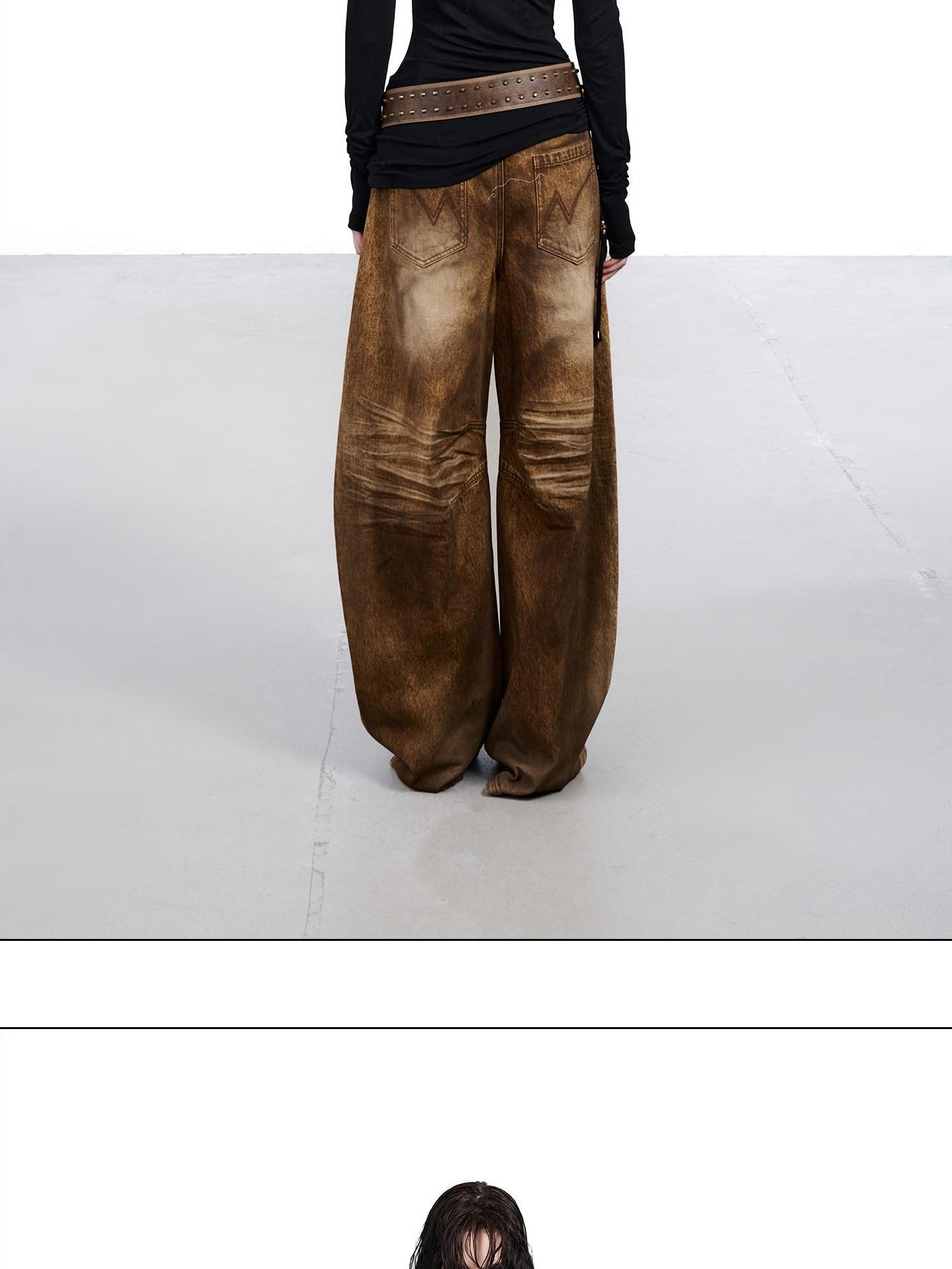 NORTH NODE Ruched Fur Collar Asymmetrical Shoulder Women&