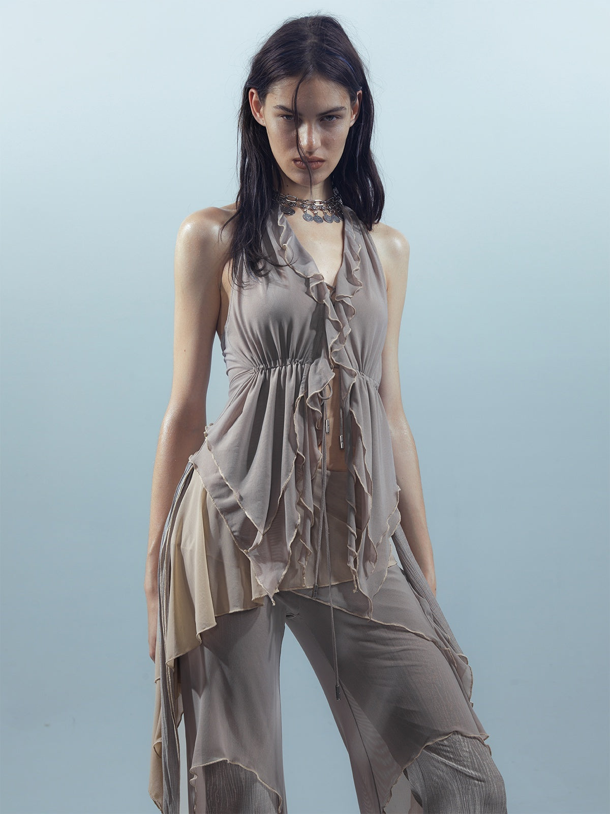 NORTH_NODE_Ruffled_Leaf_Edge_Drawstring_Women&