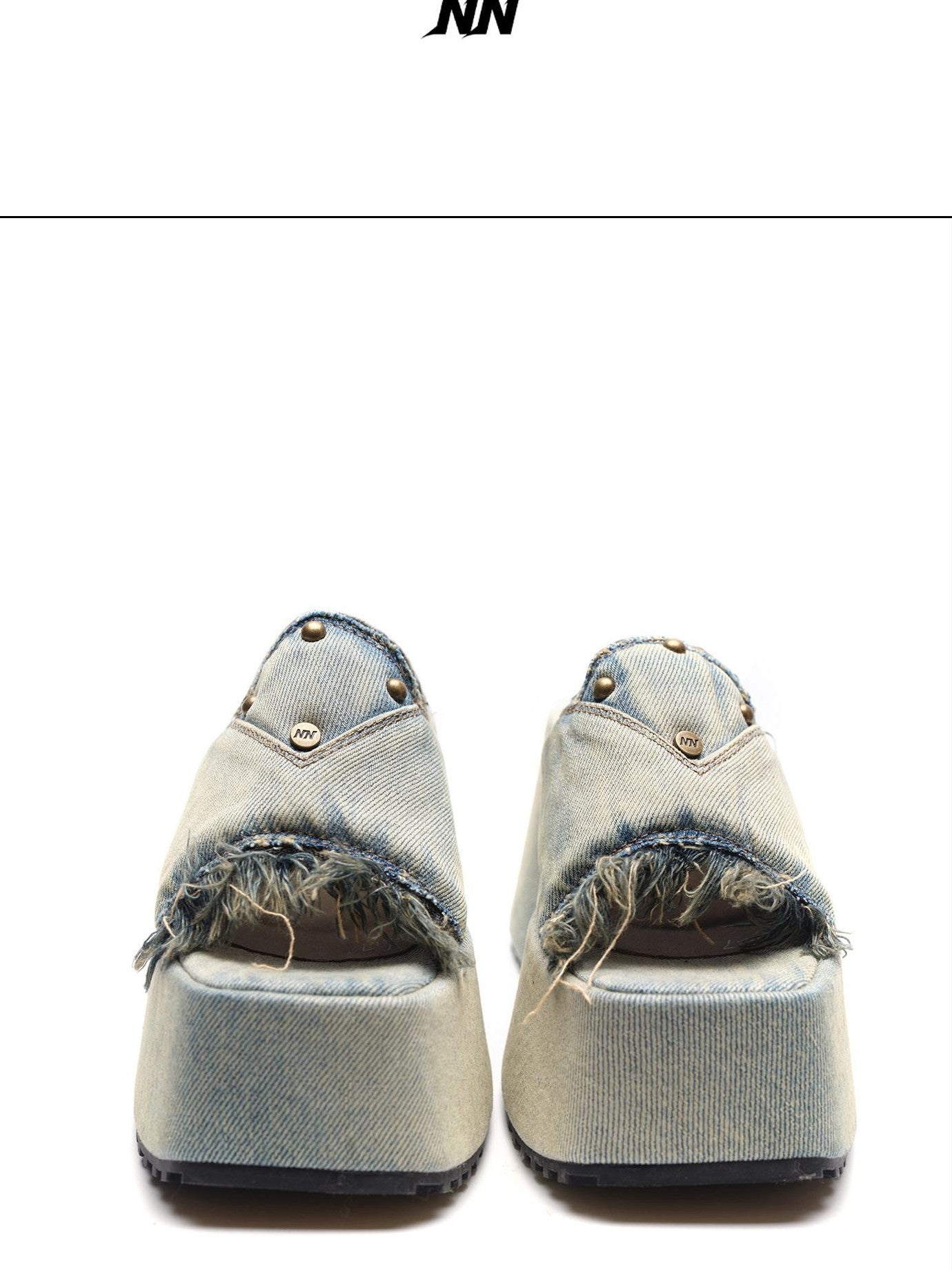 NORTH NODE Rust Wash Distressed Frayed Edge Women&