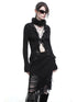 NORTH_NODE_Sheer_Mesh_Splice_Tie_Front_Deconstructed_V-neck_Women&
