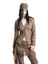 NORTH_NODE_Sheer_Mesh_Spliced_Pleated_Short_Slim_V-neck_Women&