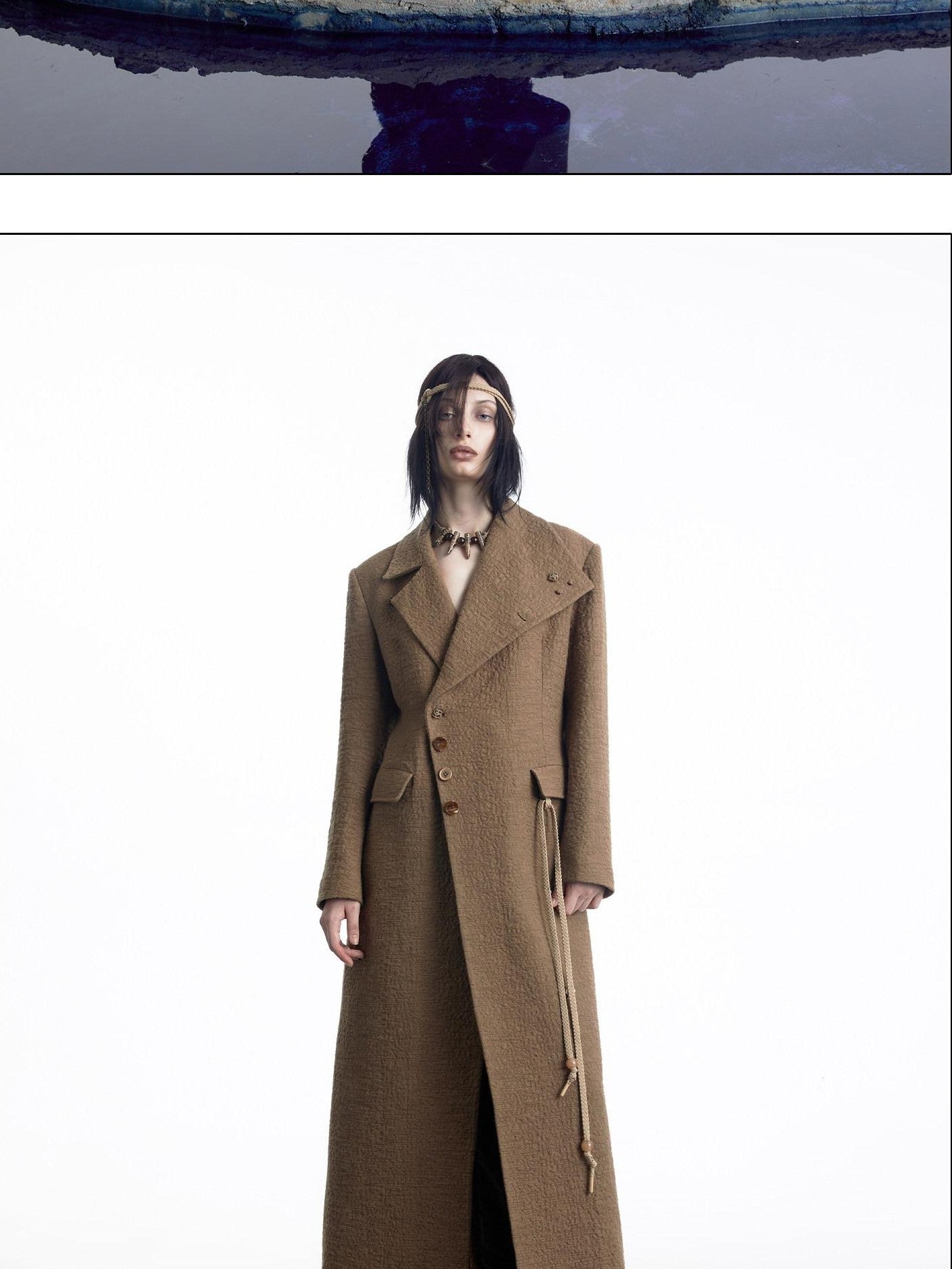 NORTH NODE Single Breasted Suit Collar Straight Cut Women&