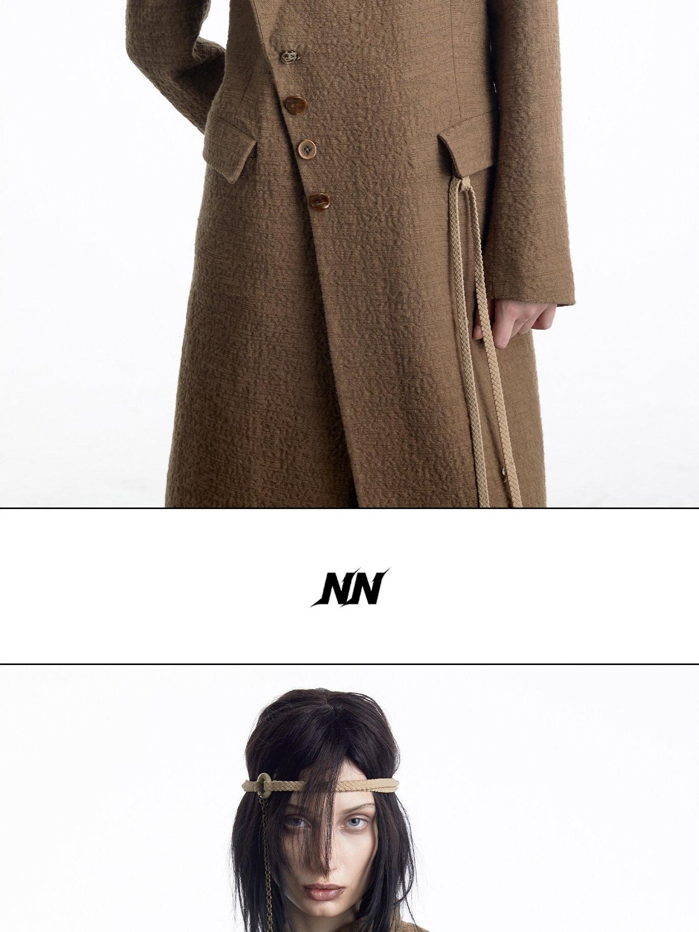 NORTH NODE Single Breasted Suit Collar Straight Cut Women&
