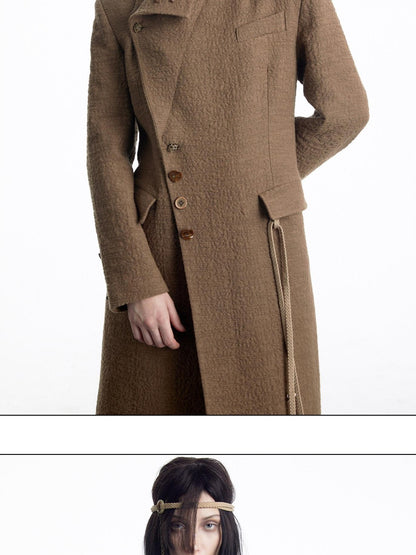 NORTH NODE Single Breasted Suit Collar Straight Cut Women&