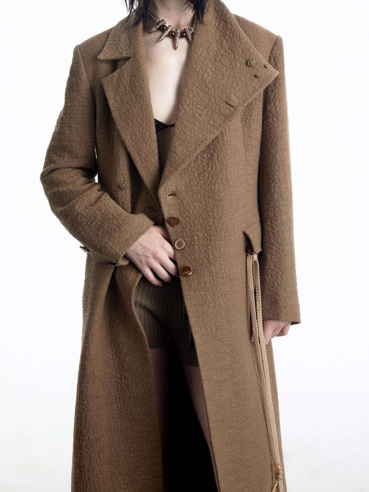 NORTH NODE Single Breasted Suit Collar Straight Cut Women&