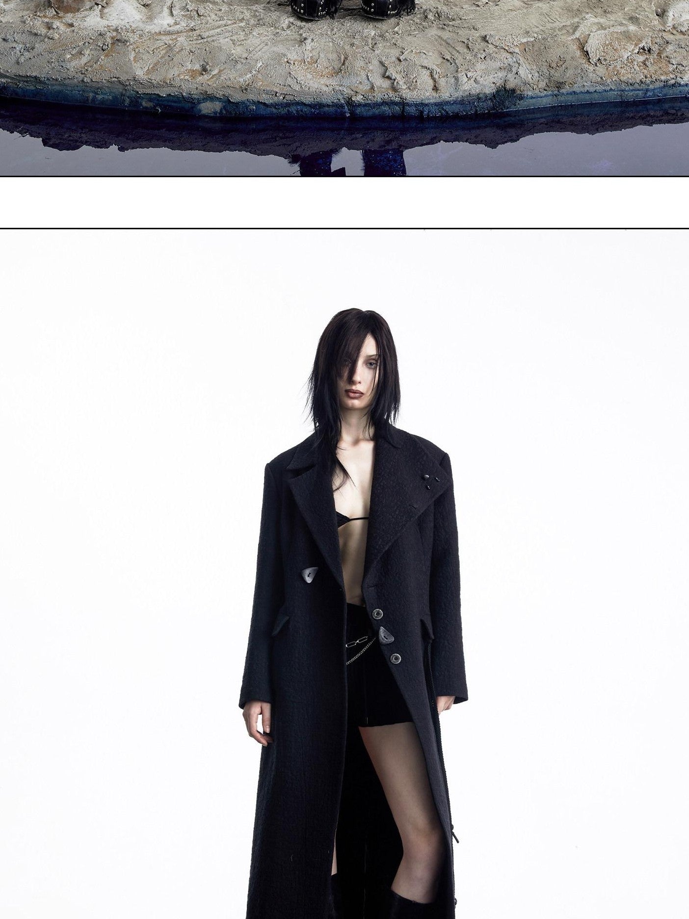 NORTH NODE Single Breasted Suit Collar Straight Cut Women&