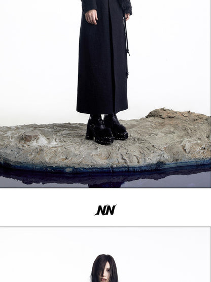 NORTH NODE Single Breasted Suit Collar Straight Cut Women&