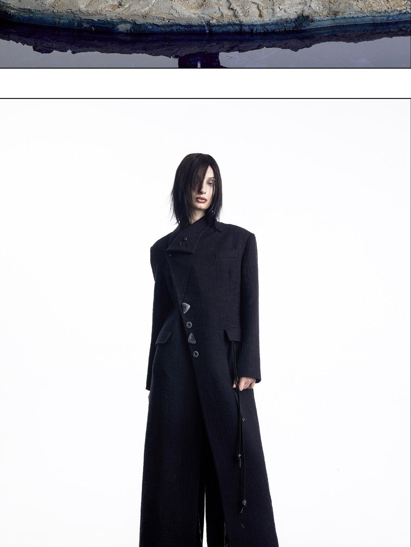 NORTH NODE Single Breasted Suit Collar Straight Cut Women&