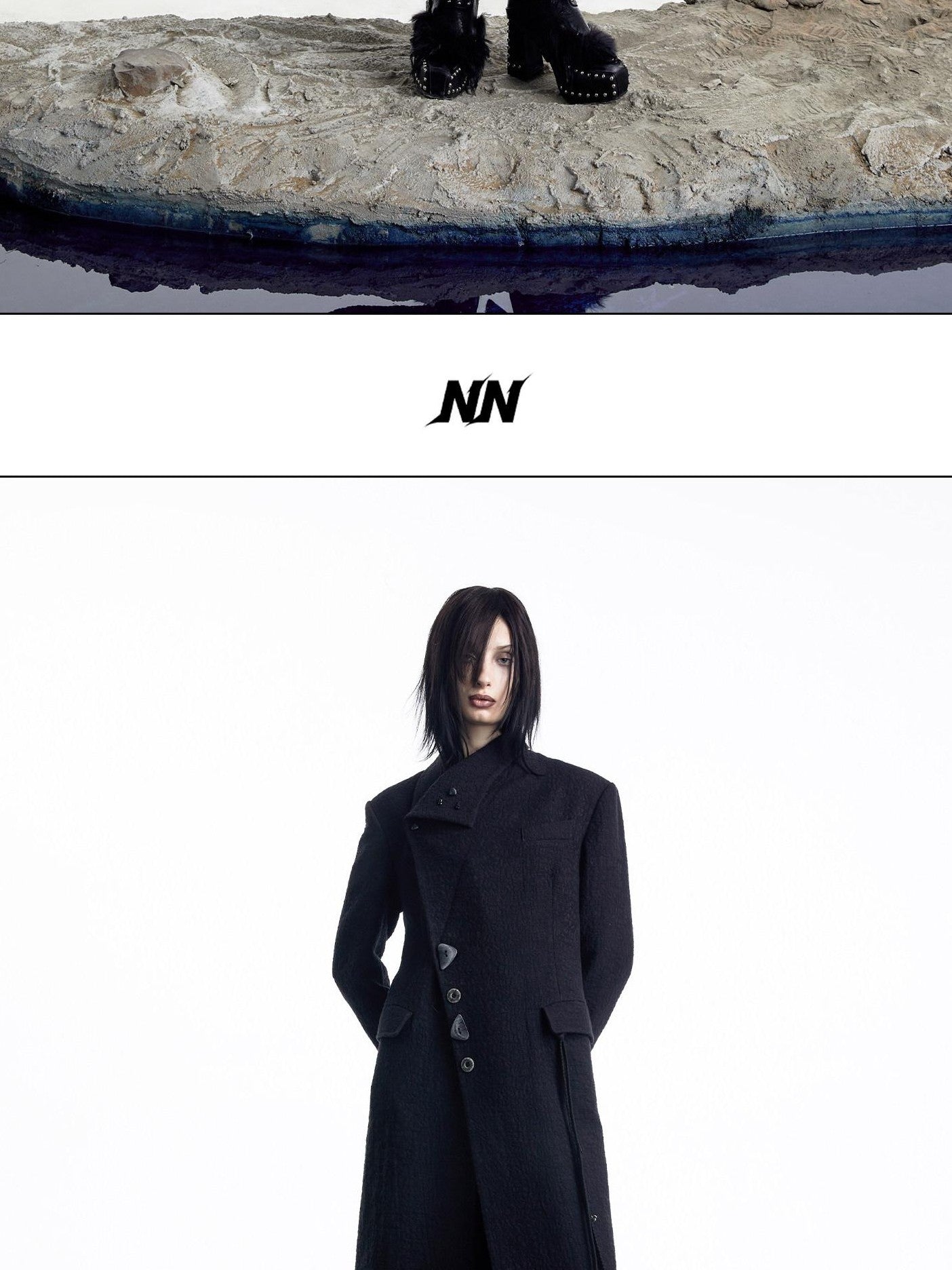 NORTH NODE Single Breasted Suit Collar Straight Cut Women&