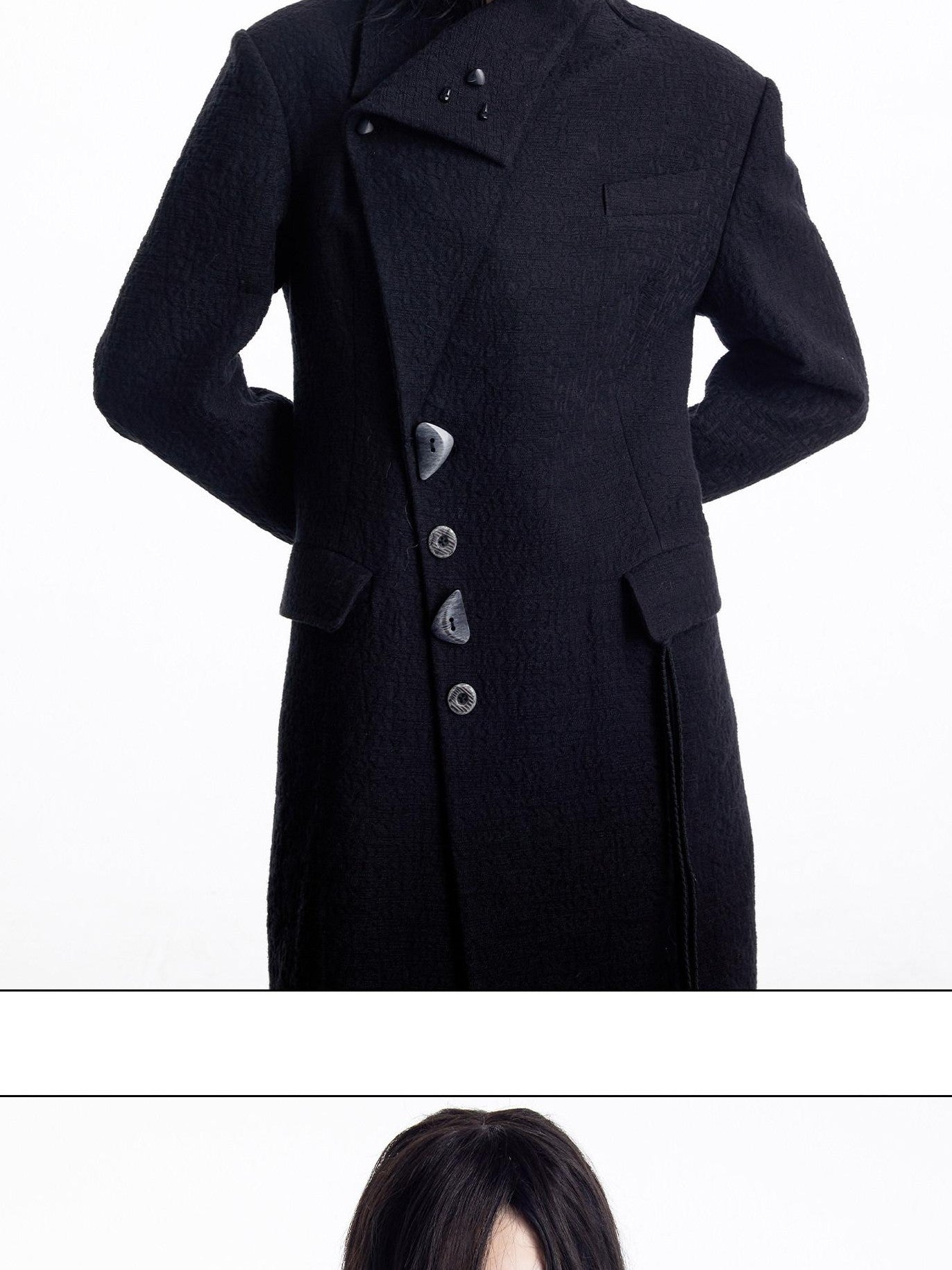 NORTH NODE Single Breasted Suit Collar Straight Cut Women&