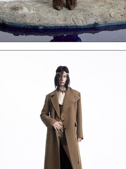 NORTH NODE Single Breasted Suit Collar Straight Cut Women&