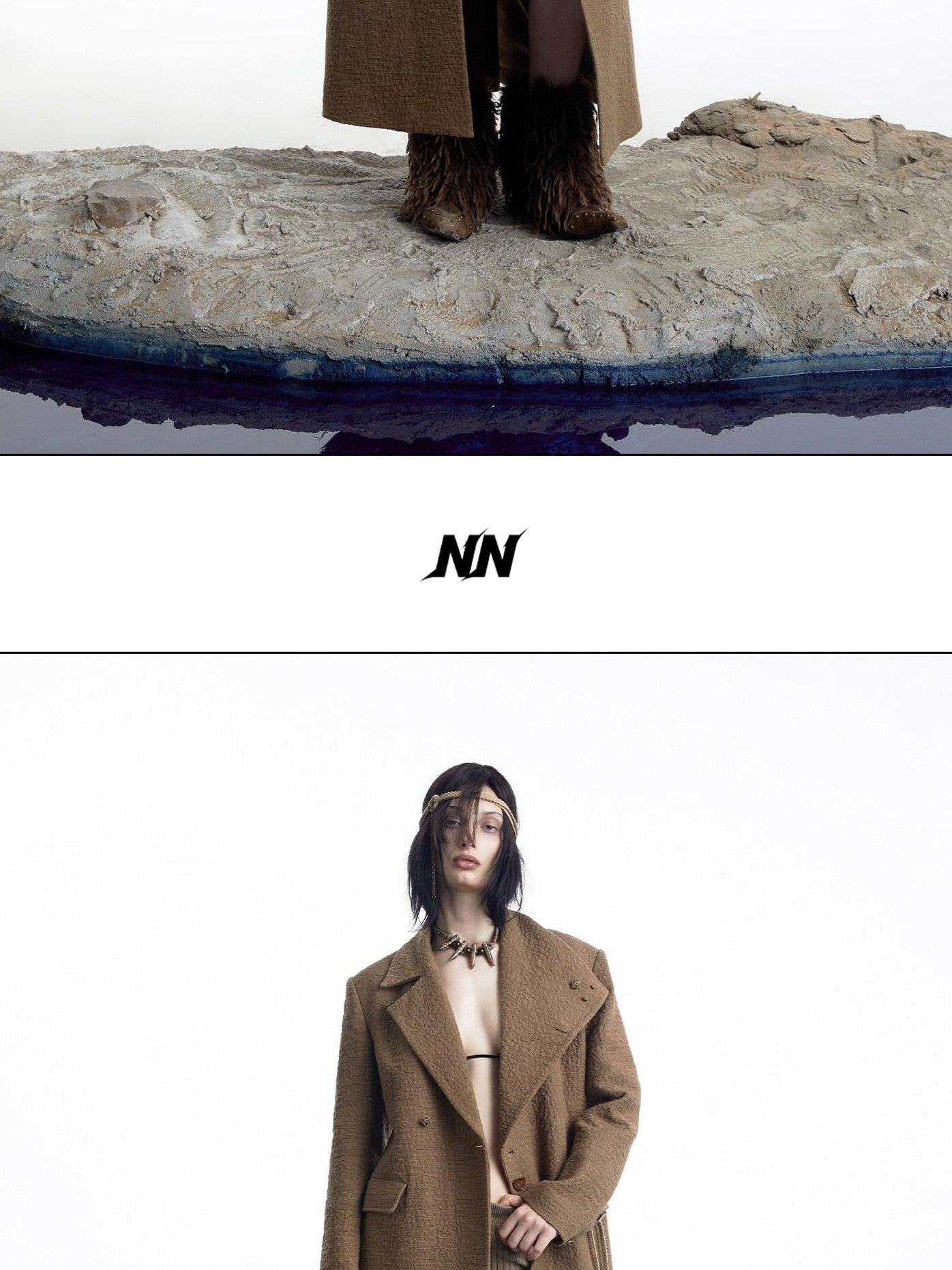 NORTH NODE Single Breasted Suit Collar Straight Cut Women&