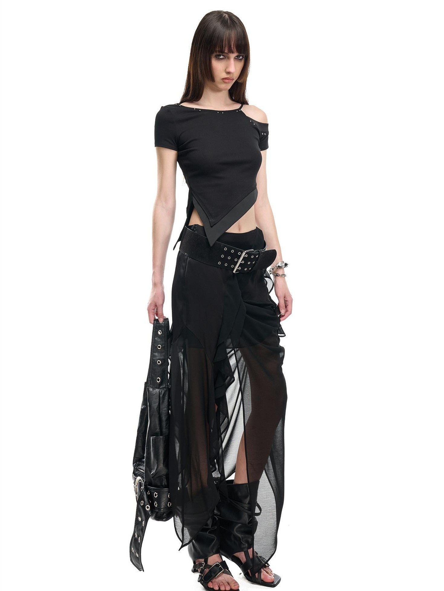 NORTH NODE Slanted Neck Off Shoulder Women&