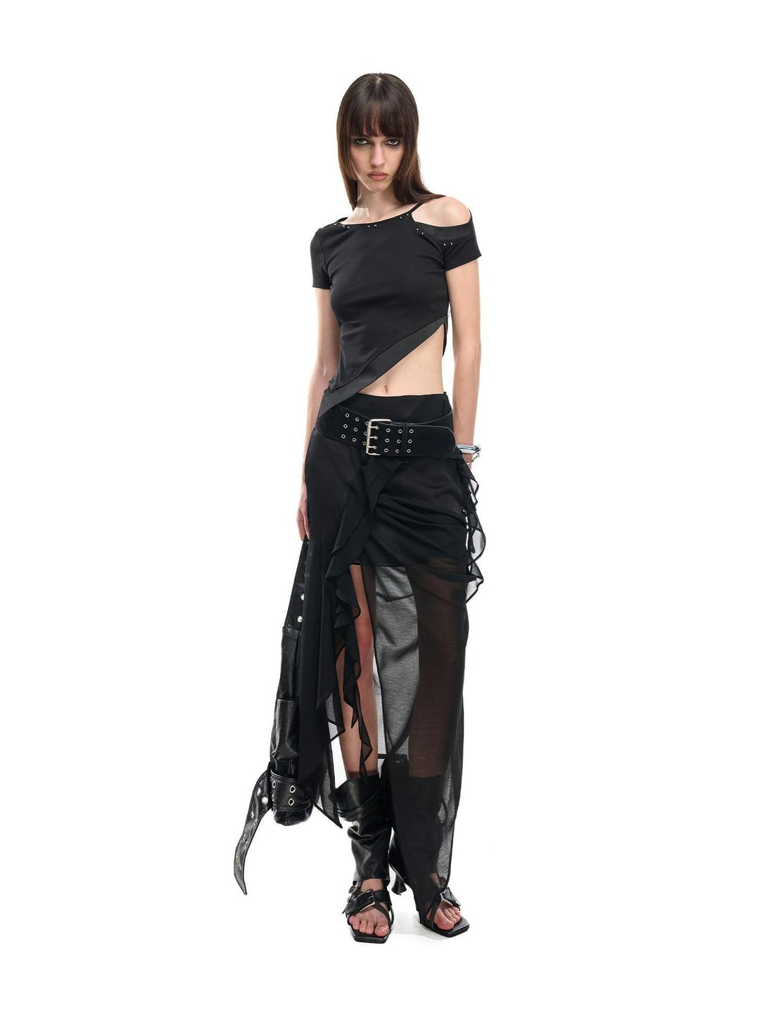 NORTH NODE Slanted Neck Off Shoulder Women&