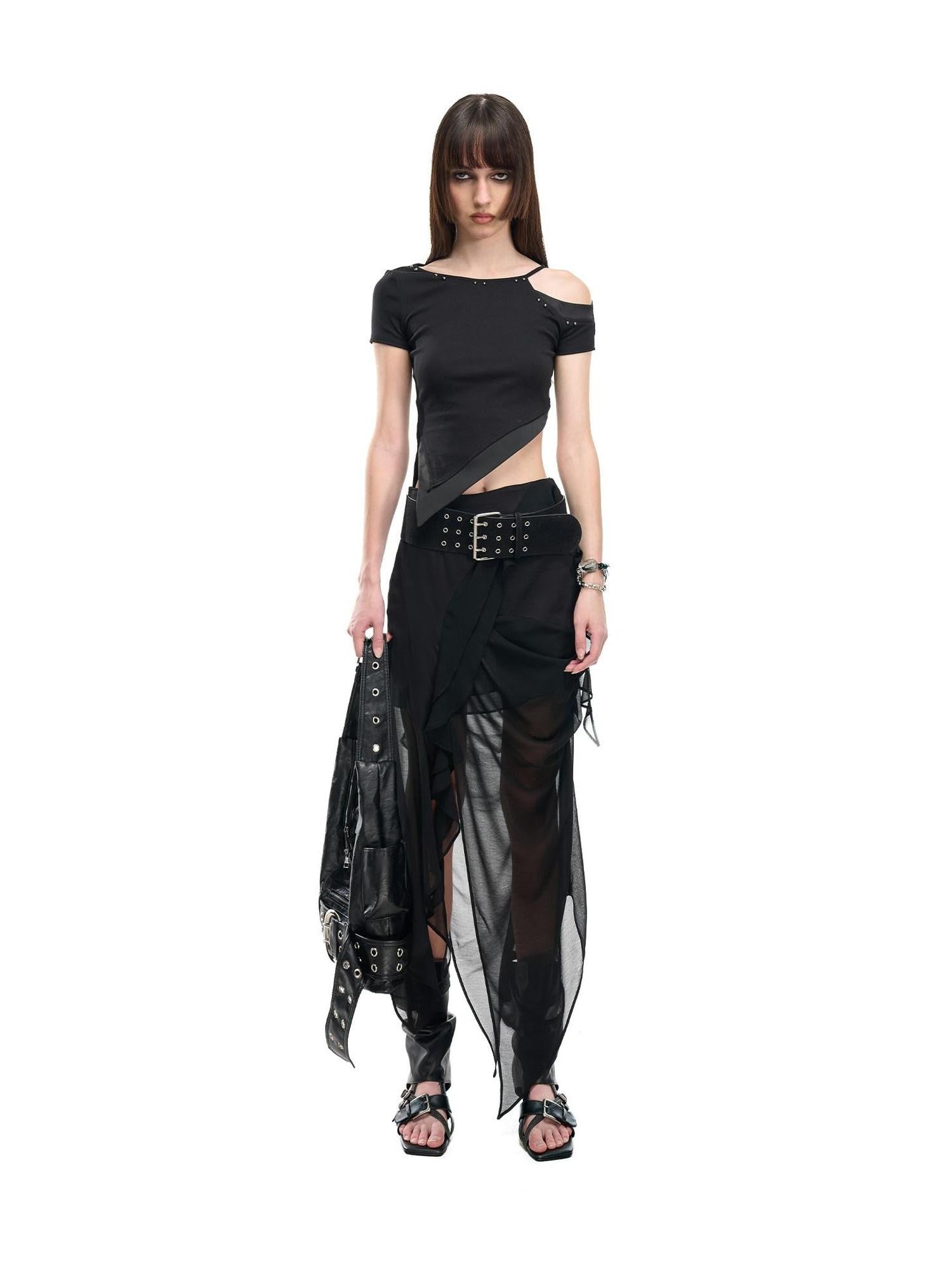 NORTH NODE Slanted Neck Off Shoulder Women&