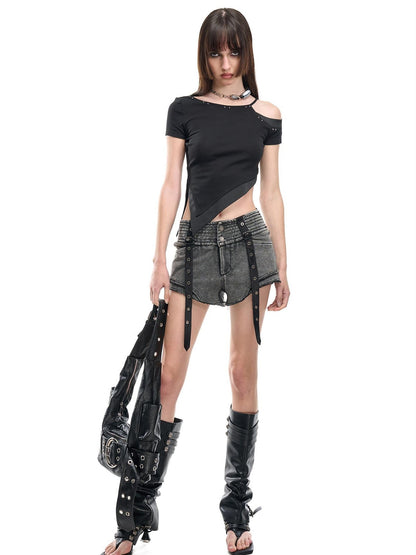 NORTH NODE Slanted Neck Off Shoulder Women&