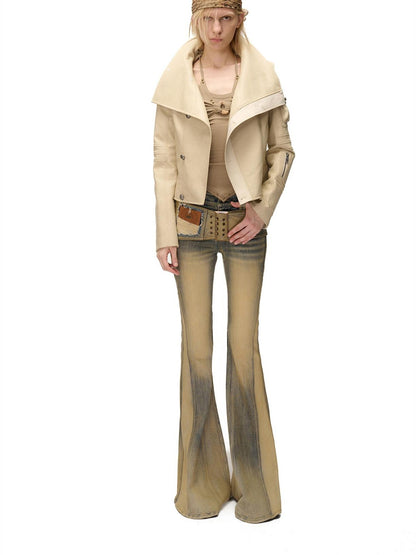 NORTH NODE Slim Fit Spliced Utility Cropped Women&