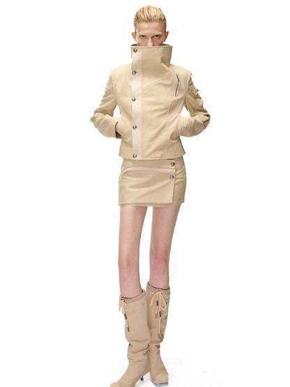 NORTH NODE Slim Fit Spliced Utility Cropped Women&