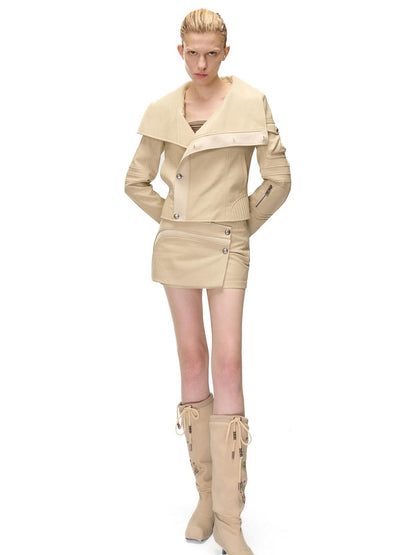 NORTH NODE Slim Fit Spliced Utility Cropped Women&