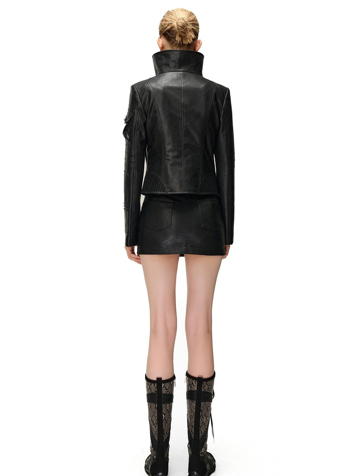 NORTH NODE Slim Fit Spliced Utility Cropped Women&