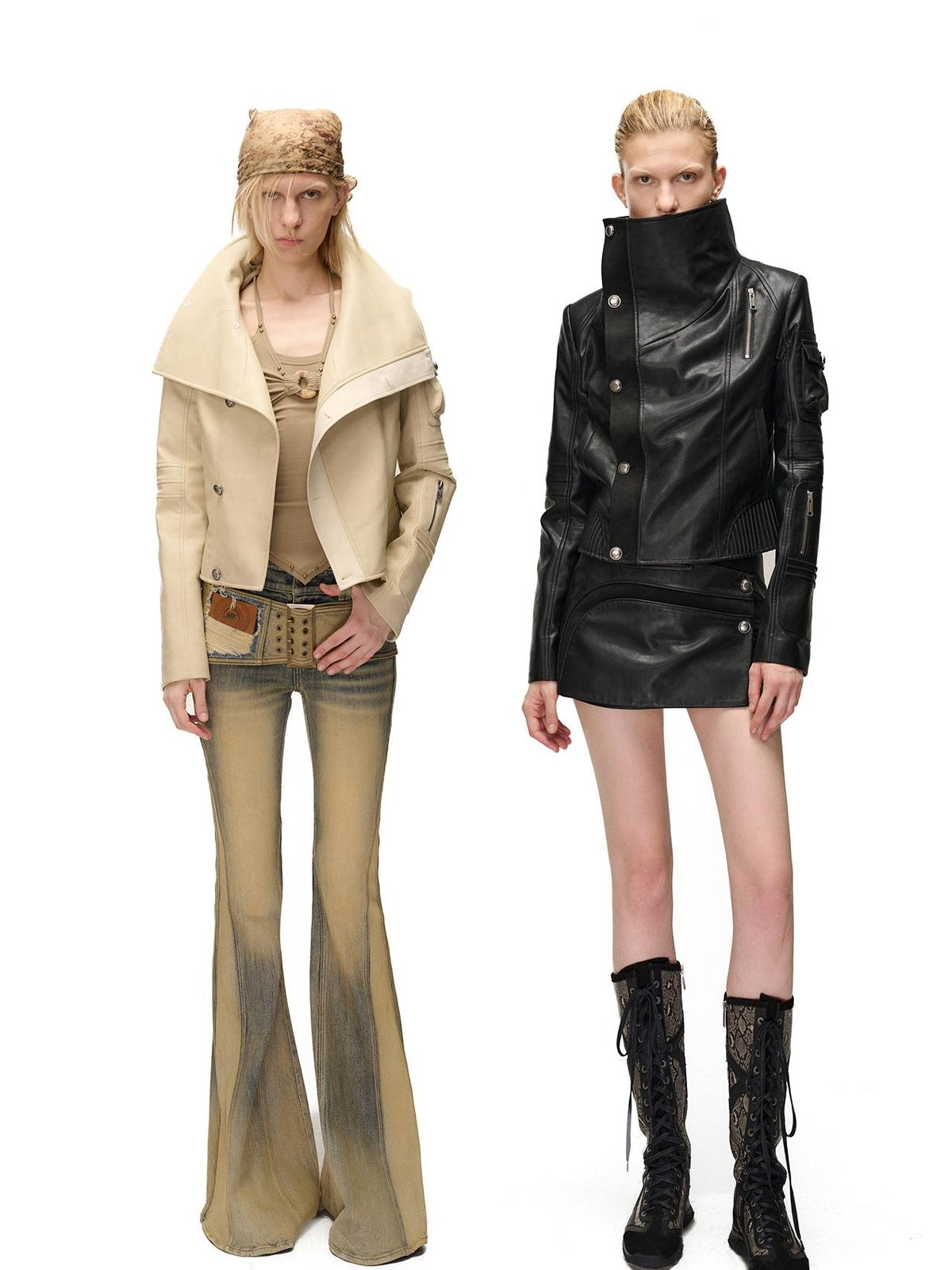 NORTH NODE Slim Fit Spliced Utility Cropped Women&