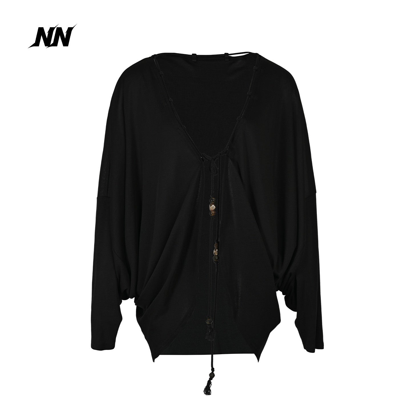 NORTH_NODE_Soft_Beaded_Knit_Tie_Front_Loose_Drop_Shoulder_Women&