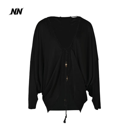 NORTH_NODE_Soft_Beaded_Knit_Tie_Front_Loose_Drop_Shoulder_Women&
