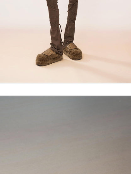 NORTH NODE Solid Color Closed Toe Platform Women&