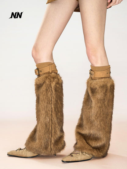 NORTH NODE Solid Color Thick High Tube Women&