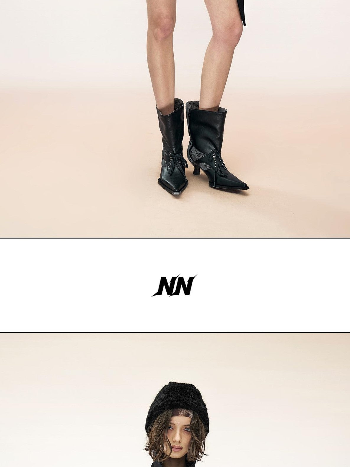 NORTH NODE Solid Slim Fit Wool Cashmere Women&
