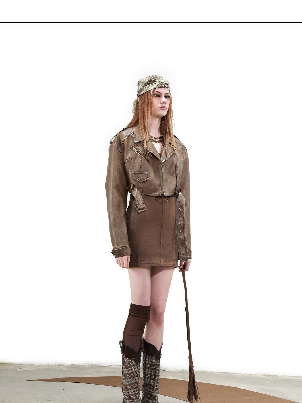 NORTH NODE Spaghetti Strap Patchwork Women&