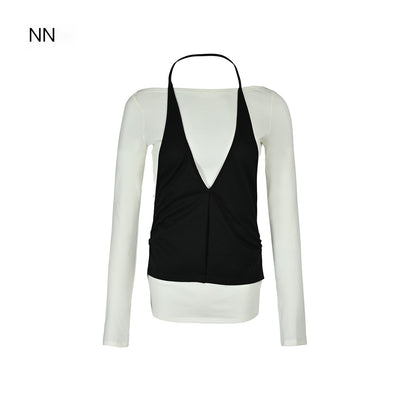 NORTH_NODE_Spliced_Colorblock_Halter_One_Shoulder_Faux_Women&