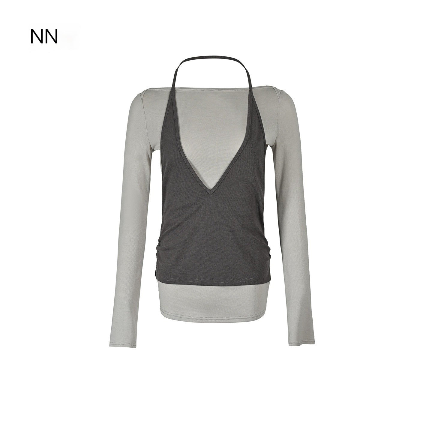 NORTH_NODE_Spliced_Colorblock_Halter_One_Shoulder_Faux_Women&