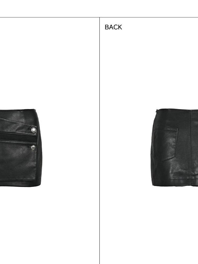 NORTH NODE Spliced Pu A Line Bodycon Women&