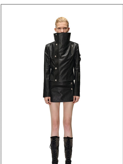 NORTH NODE Spliced Pu A Line Bodycon Women&