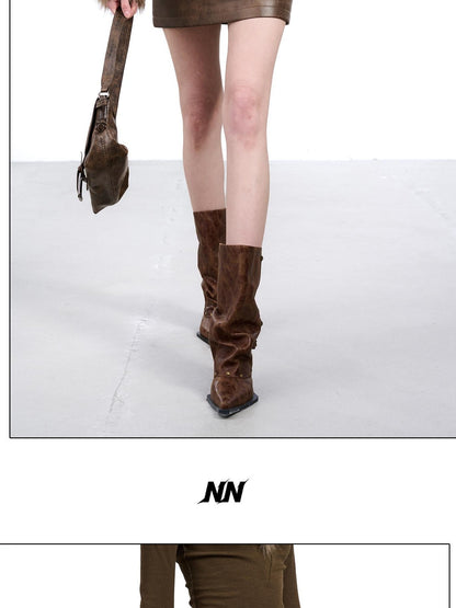 NORTH NODE Textured Layered Handcrafted Button Women&