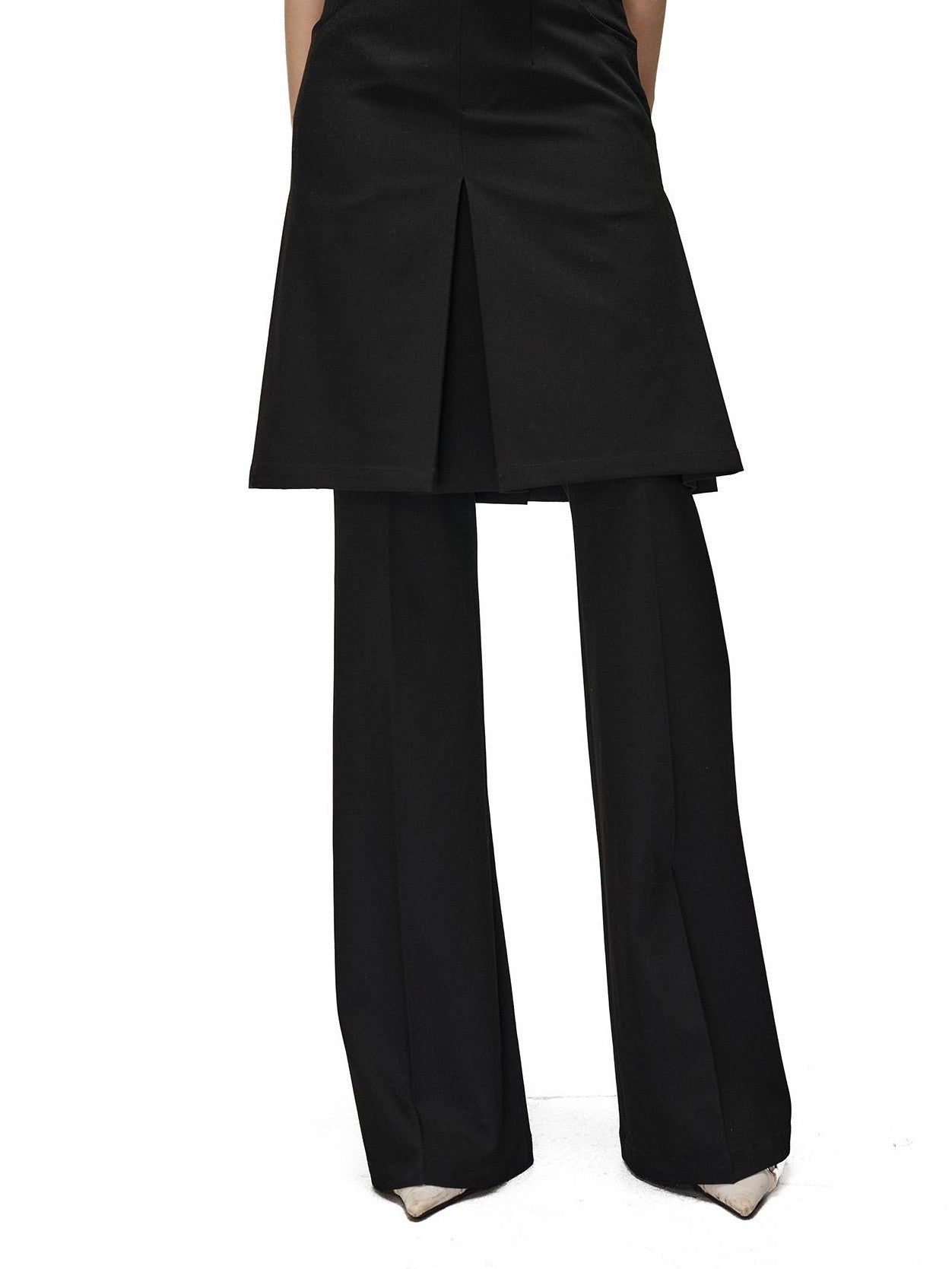 NORTH NODE Textured Wide Leg Slit Suit Women&