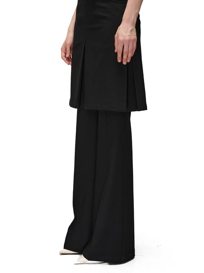 NORTH NODE Textured Wide Leg Slit Suit Women&