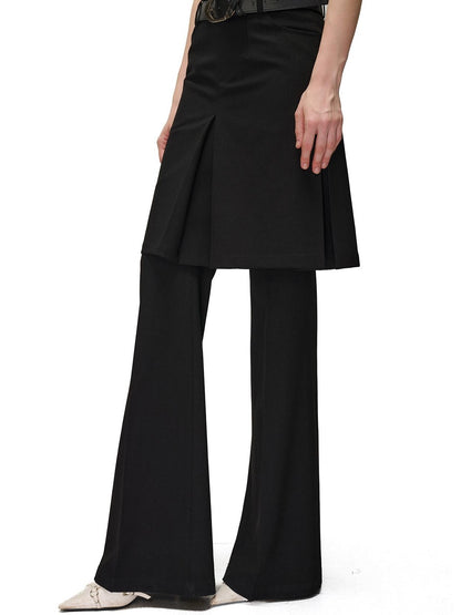 NORTH NODE Textured Wide Leg Slit Suit Women&
