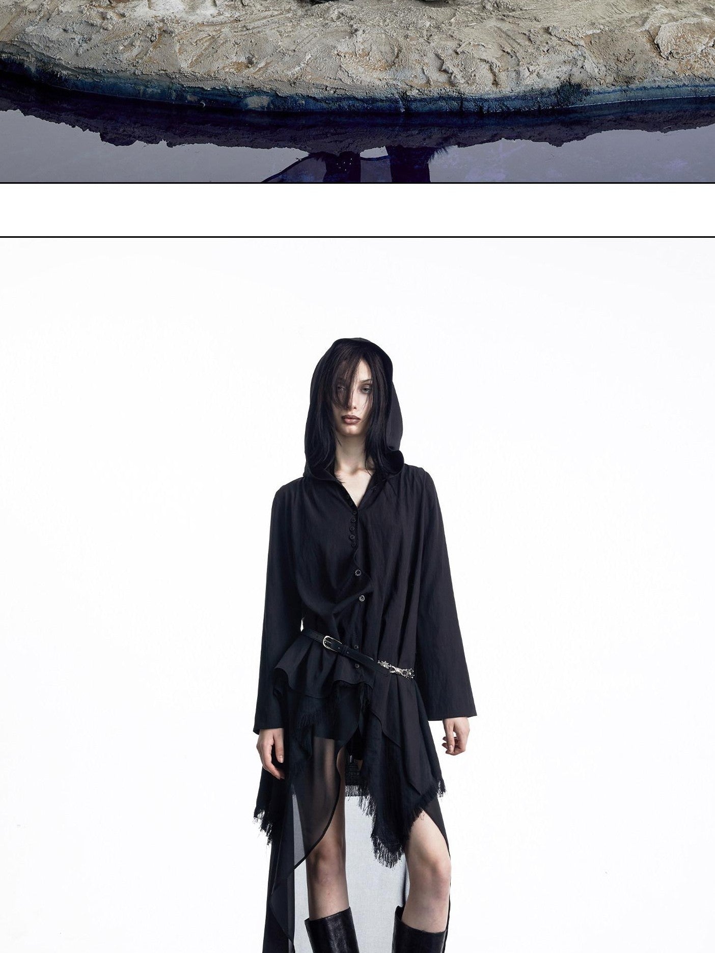 NORTH NODE Urban Nomad Patchwork Hooded Women&