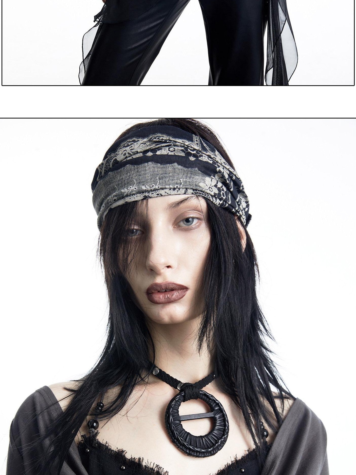 NORTH NODE Urban Nomad Spliced Faux Two Piece Halter Women&