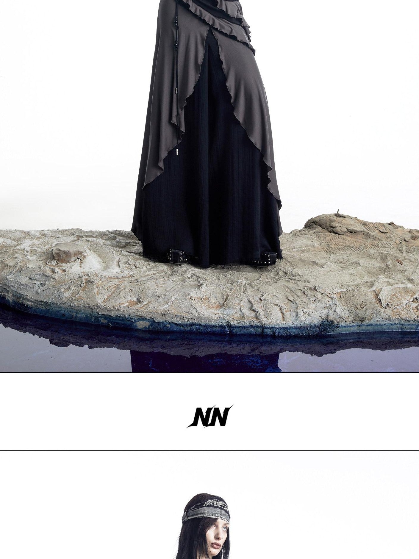 NORTH NODE Urban Nomad Spliced Faux Two Piece Halter Women&