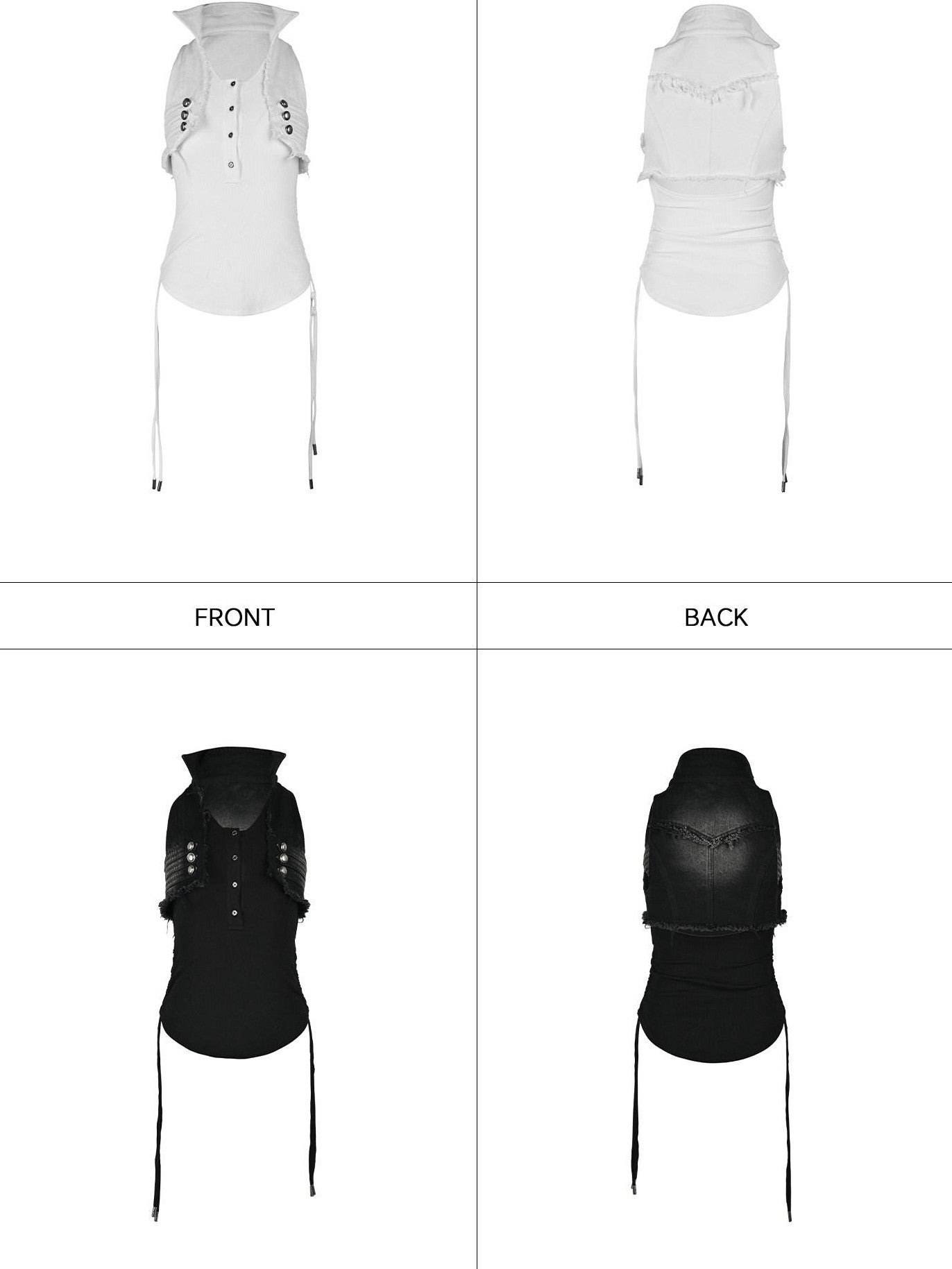 NORTH NODE V-neck Button Spliced Turn Down Collar Women&