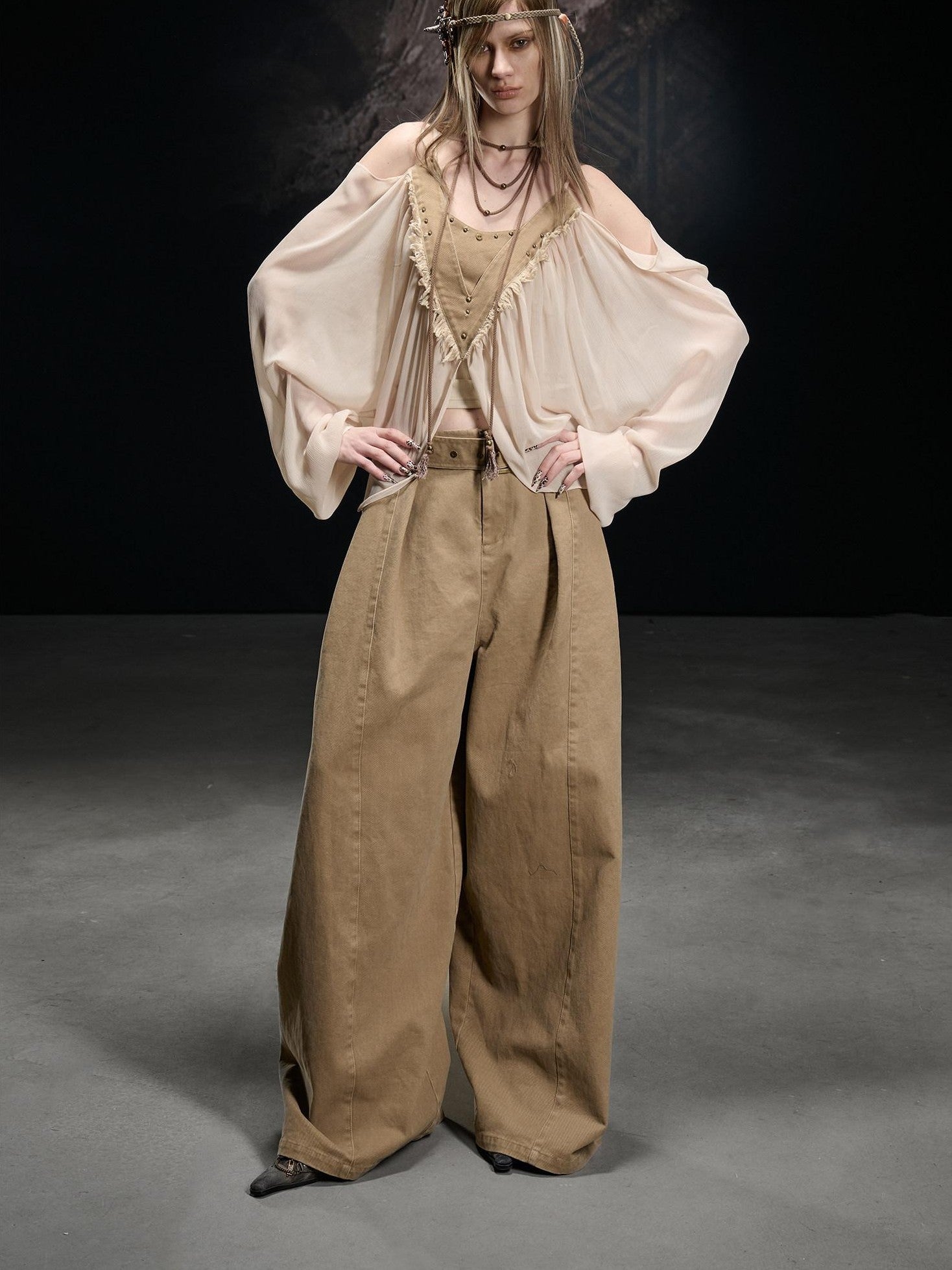 NORTH NODE Washed Chino Twill Women&