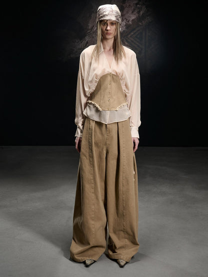 NORTH NODE Washed Chino Twill Women&