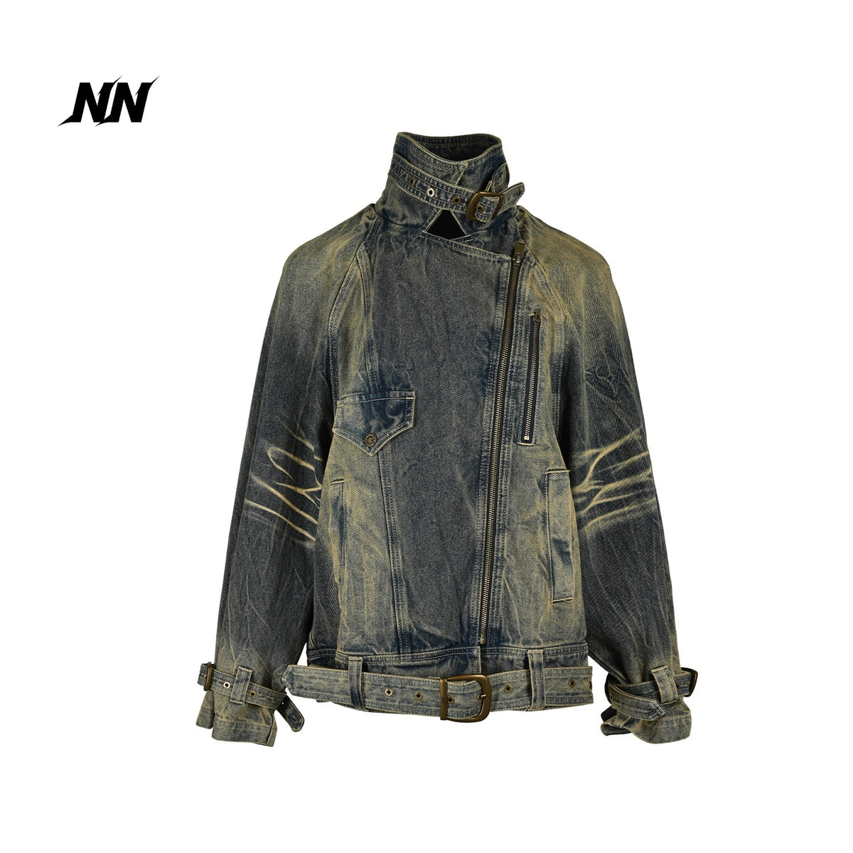 NORTH_NODE_Washed_Distressed_Asymmetric_Zip_Front_Loose_Fit_Cotton_Women&