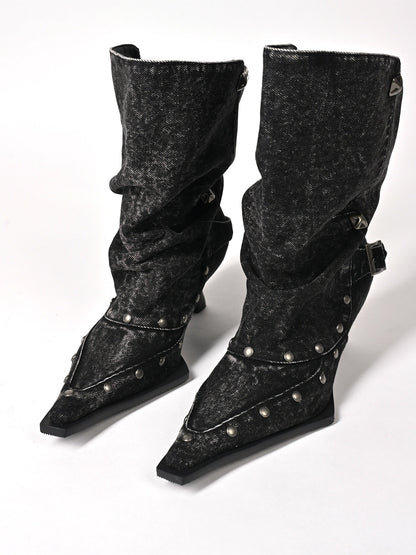 NORTH_NODE_Washed_Distressed_Studded_Pointed_Toe_Western_Punk_Women&