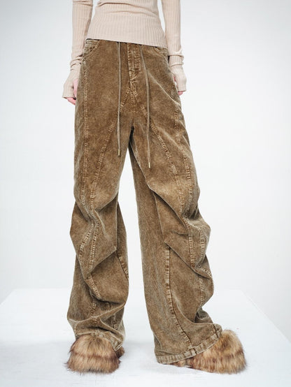 NORTH NODE Washed Dropped Knee Parachute Women&