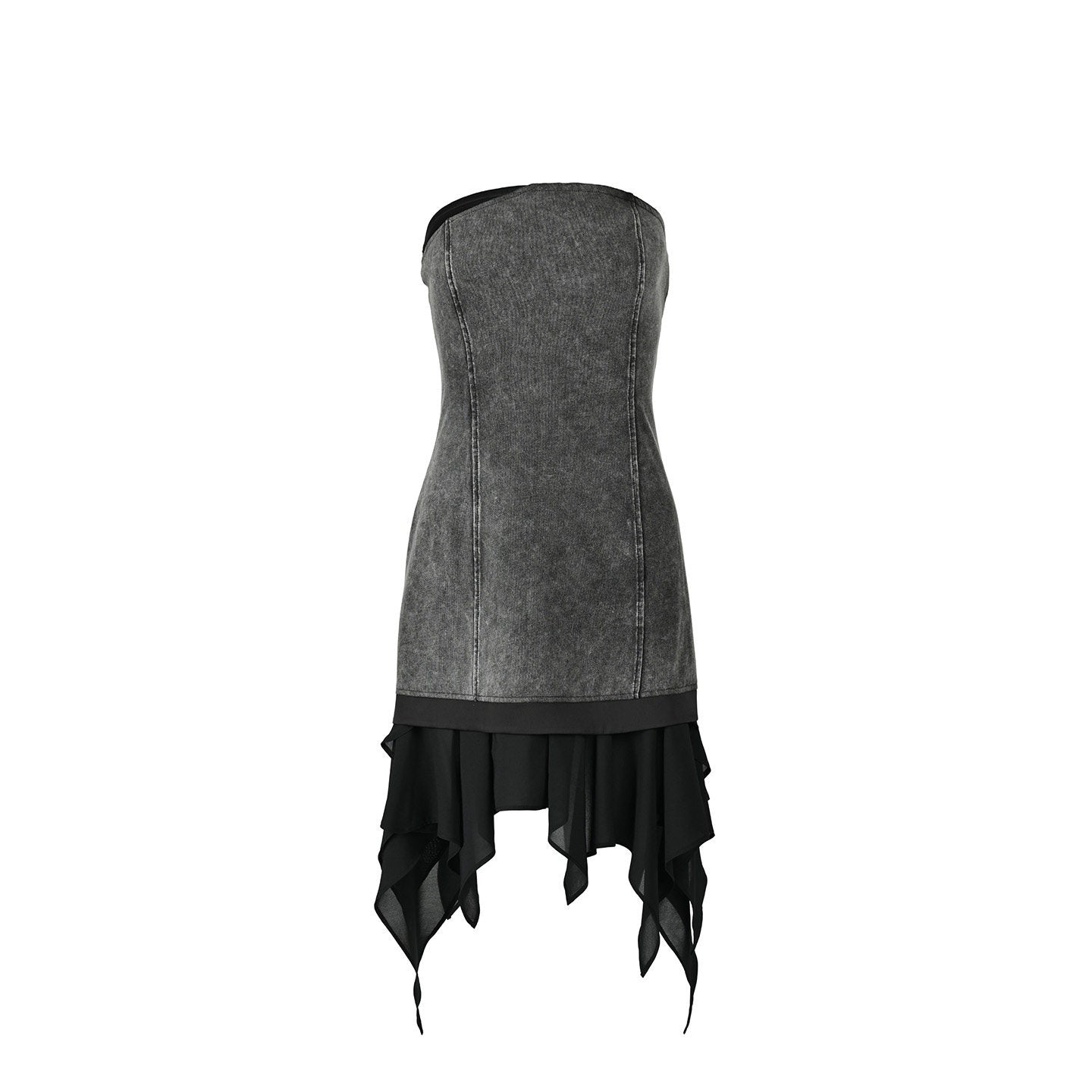NORTH_NODE_Washed_Faded_Ruffle_Chiffon_Spliced_Women&
